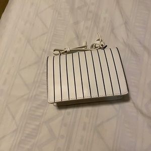 Zara white striped bag Brand NWT
